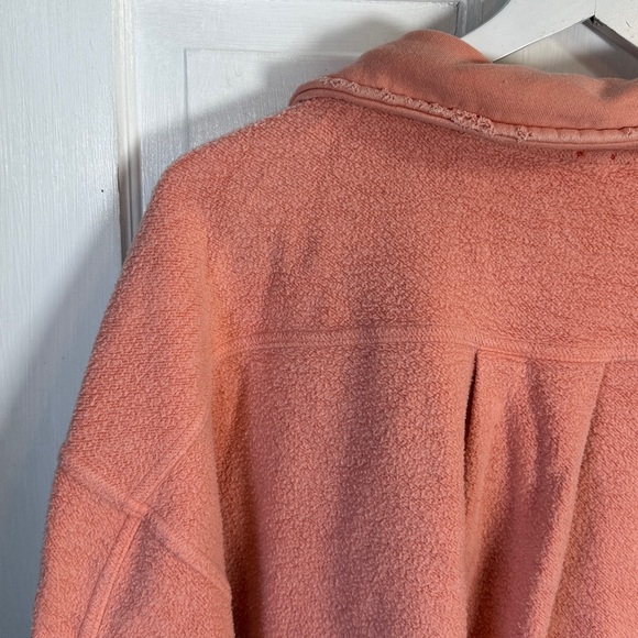 Free People We the Free Ruby Fleece Shirt Jacket W2126 Sz Large - Picture 11 of 11